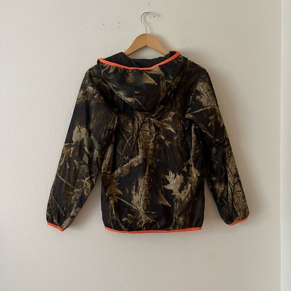 Columbia Boys Pixel Grabber Camo/DK Gray Reversible Jacket Size Youth 14-16 - Picture 5 of 7